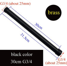 Load image into Gallery viewer, 20/30/40/50/60/70cm lengthen 1/2&quot; 3/4&quot; shower extension rod tube bar pipe