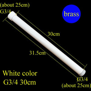 20/30/40/50/60/70cm lengthen 1/2" 3/4" shower extension rod tube bar pipe