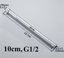 Load image into Gallery viewer, 20/30/40/50/60/70cm lengthen 1/2&quot; 3/4&quot; shower extension rod tube bar pipe