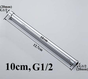 20/30/40/50/60/70cm lengthen 1/2" 3/4" shower extension rod tube bar pipe