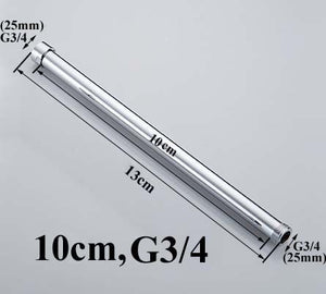 20/30/40/50/60/70cm lengthen 1/2" 3/4" shower extension rod tube bar pipe