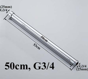 20/30/40/50/60/70cm lengthen 1/2" 3/4" shower extension rod tube bar pipe