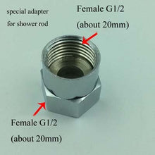 Load image into Gallery viewer, 20/30/40/50/60/70cm lengthen 1/2&quot; 3/4&quot; shower extension rod tube bar pipe