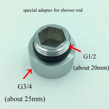 Load image into Gallery viewer, 20/30/40/50/60/70cm lengthen 1/2&quot; 3/4&quot; shower extension rod tube bar pipe