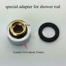 Load image into Gallery viewer, 20/30/40/50/60/70cm lengthen 1/2&quot; 3/4&quot; shower extension rod tube bar pipe